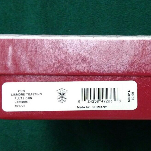 Waterford 2009 Lismore Toasting Flute Crystal NEW - Picture 6 of 7